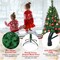 5/6 Feet Artificial PVC Hinged Christmas Tree with Solid Metal Stand
